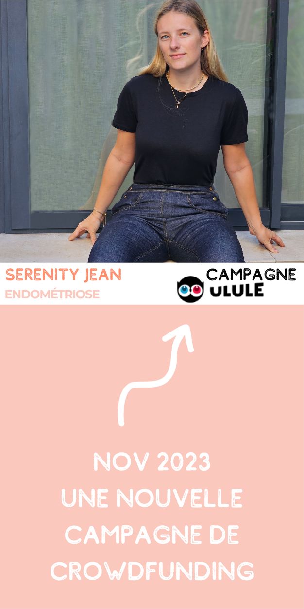 une campagne ulule sur un jean pour contrer les symptômes d'endométriose sans traitement