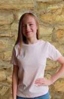 CalinKid-Rose_pâle Photo du T-shirt spécial perfusion pour enfant à manches courtes